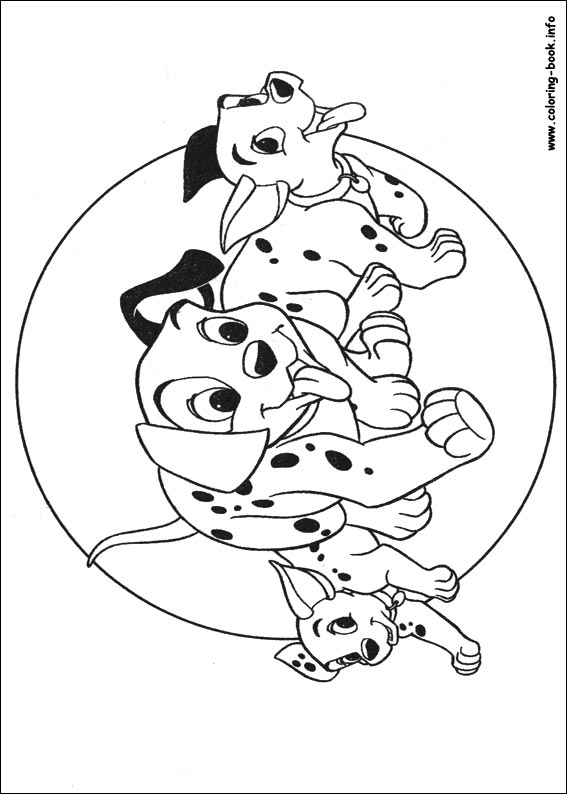 101 Dalmatians coloring picture